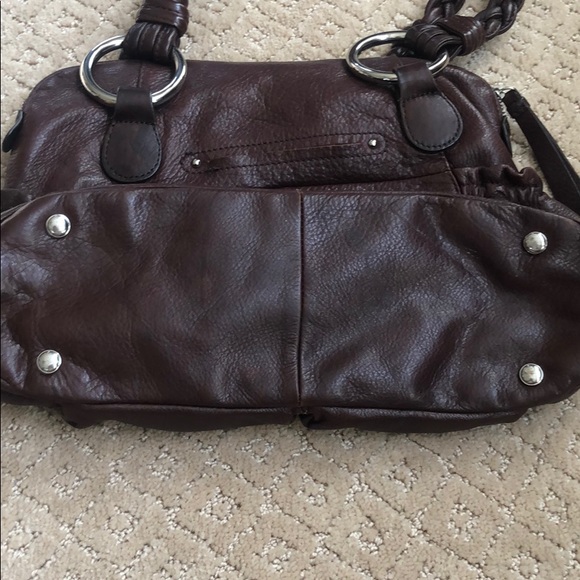 B Makowsky Leather Shoulder Bag - Picture 3 of 6
